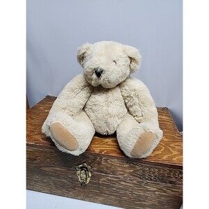 Vermont Teddy Bear Company 15 in Tan/Light Brown Jointed Stuffed Bear NWOT